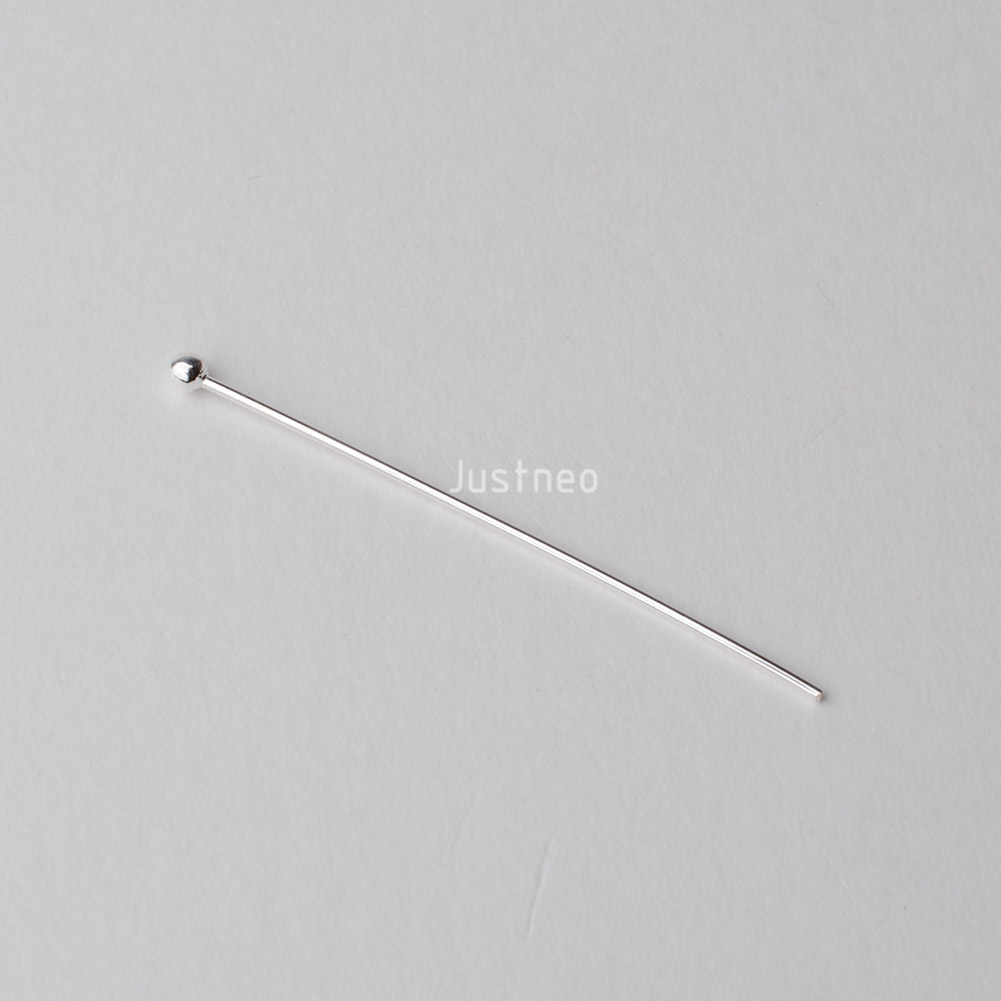 925 Sterling Silver Ball Head  - Jewelry Making Head Pins 리뷰 및 가격