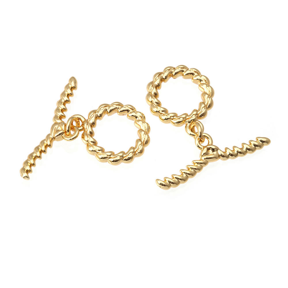 6 Sets 18K Gold Color Brass Ro - Toggle Clasp Gold 리뷰 및 가격