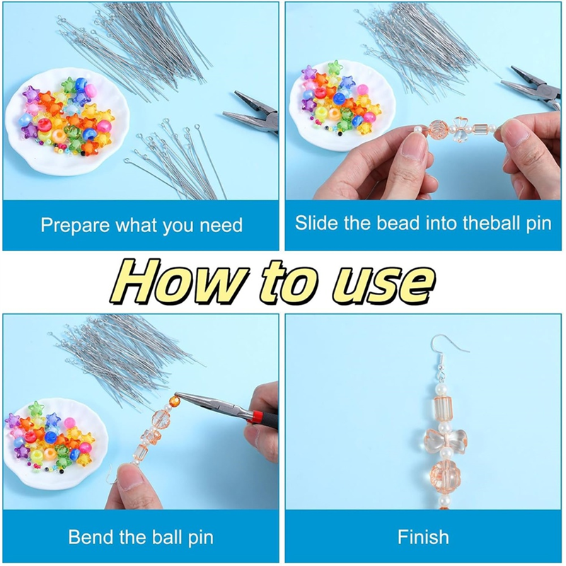 Hot For Jewelry Necklace Makin - Jewelry Making Head Pins 리뷰 및 가격