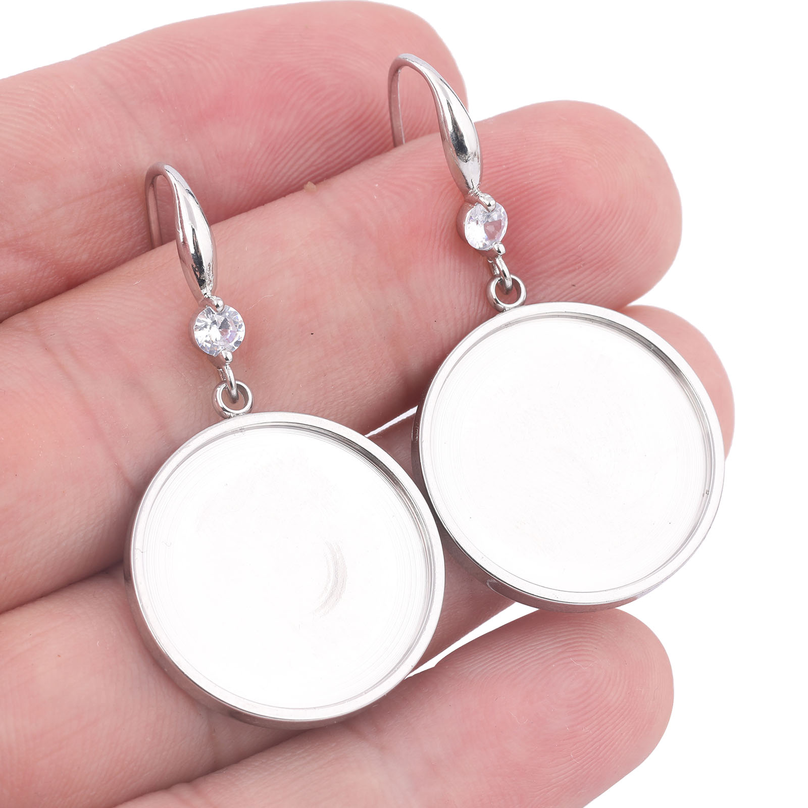 6pcs Stainless Steel Fit 20mm  - Jewelry Making Stones 리뷰 및 가격