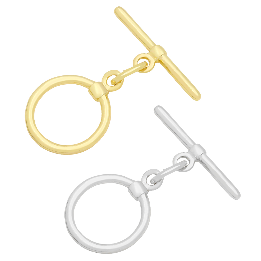 OCESRIO Trendy Toggle Round Cl - Toggle Clasp Gold 리뷰 및 가격