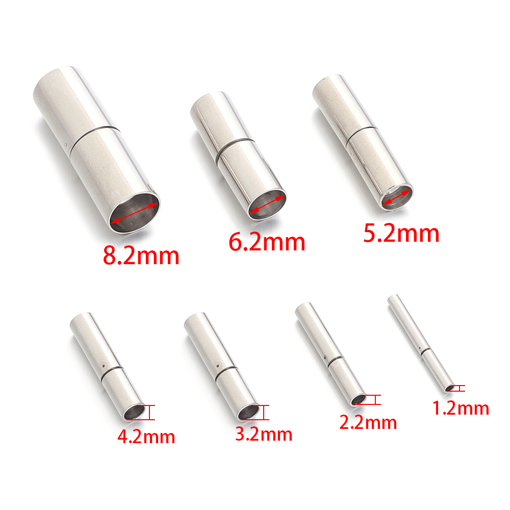 2pcs 1.2-8.2mm Stainless Steel - Jewelry Making Youtube 리뷰 및 가격