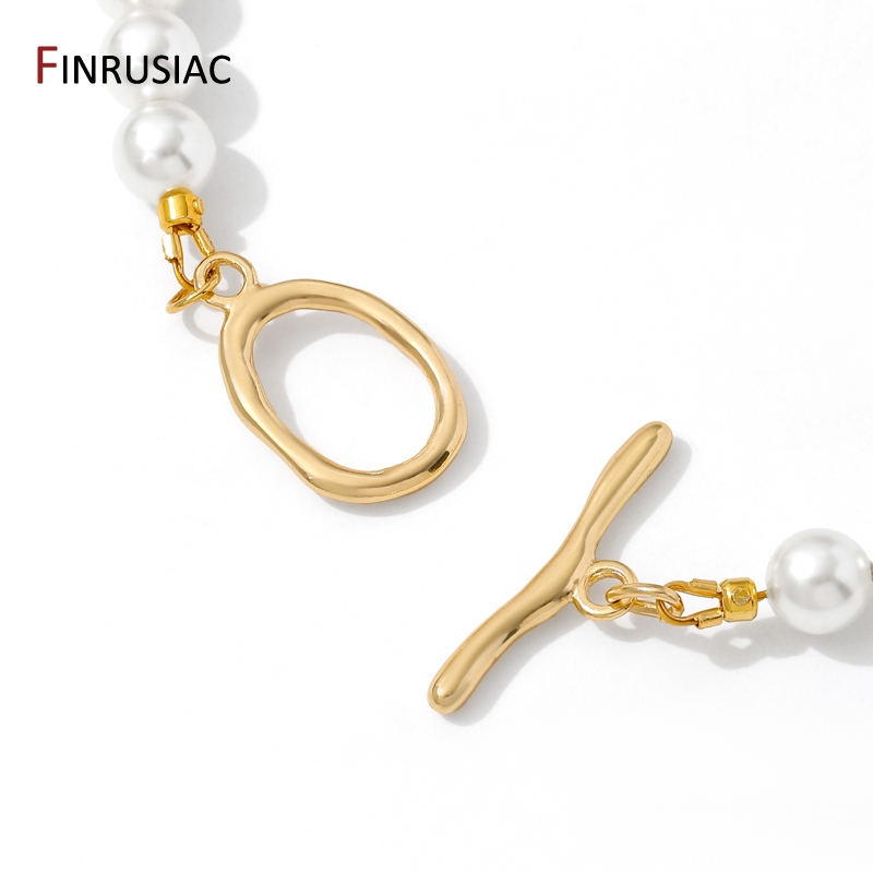 18K Gold Plated Brass Oval/Hea - Toggle Clasp Gold 리뷰 및 가격
