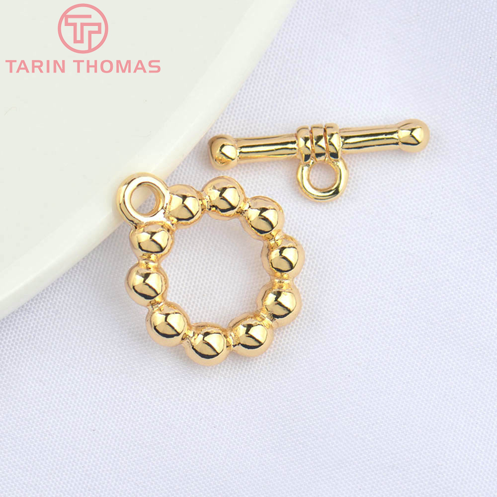 (4956)6 Sets 15MM 24K Gold Col - Toggle Clasp Gold 리뷰 및 가격