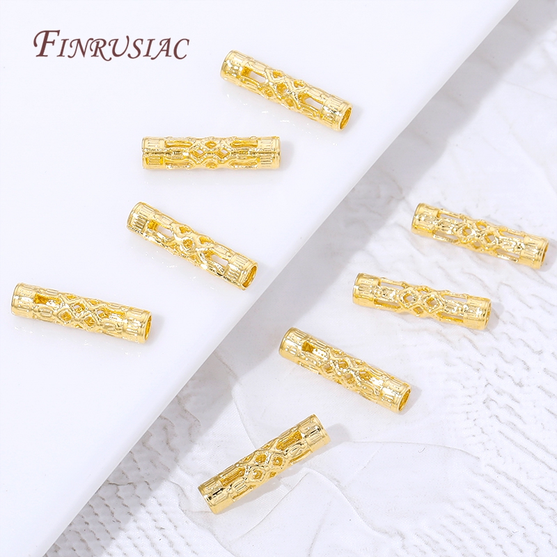 18K Gold Plated Long Tube Spac - Jewelry Making Youtube 리뷰 및 가격