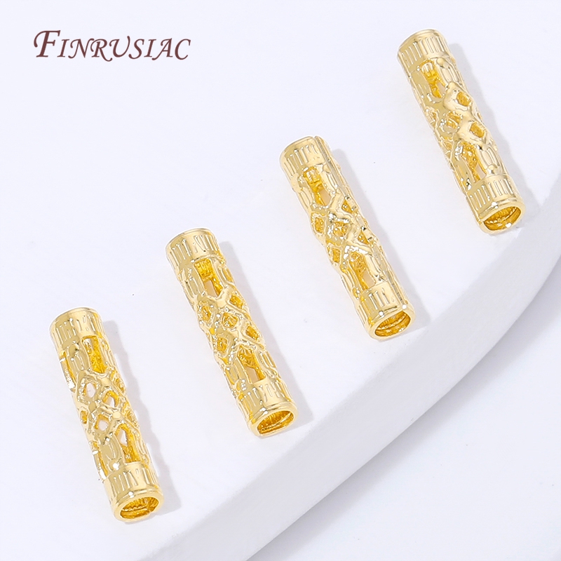 18K Gold Plated Long Tube Spac - Jewelry Making Youtube 리뷰 및 가격