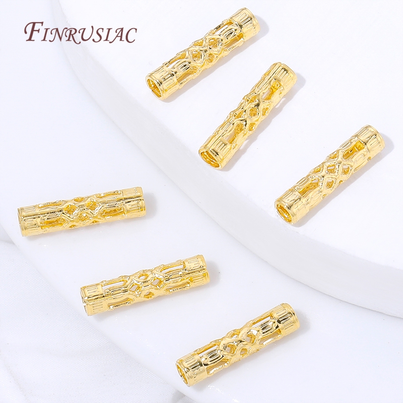 18K Gold Plated Long Tube Spac - Jewelry Making Youtube 리뷰 및 가격
