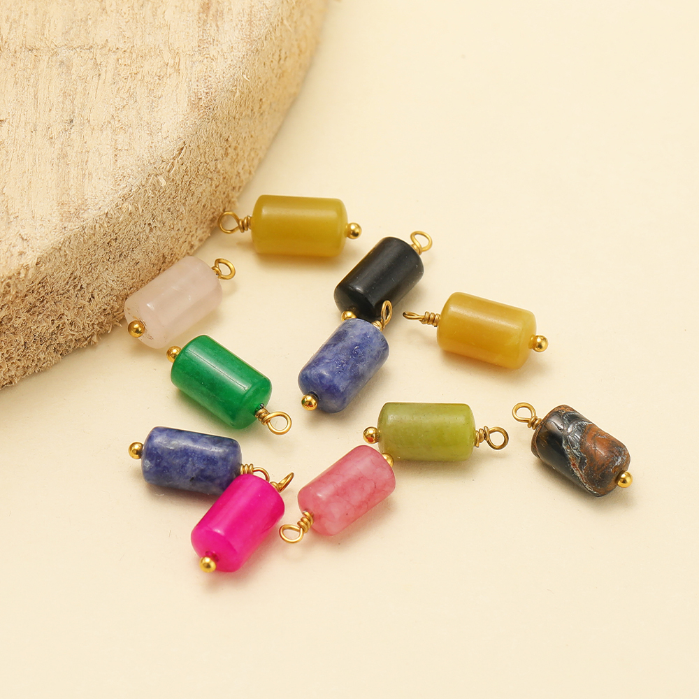 10pcs Stainless Steel Natural  - Jewelry Making Stones 리뷰 및 가격