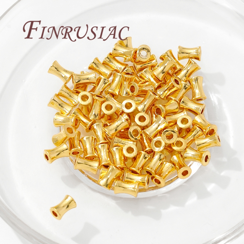 18K Gold Plated Brass Tube Bea - Jewelry Making Youtube 리뷰 및 가격