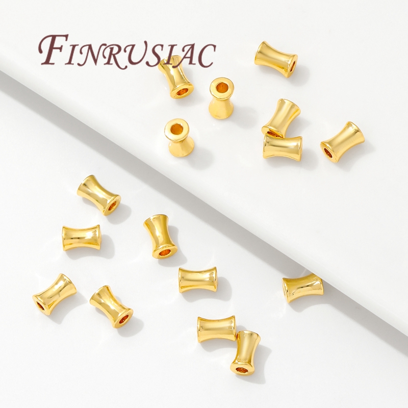 18K Gold Plated Brass Tube Bea - Jewelry Making Youtube 리뷰 및 가격