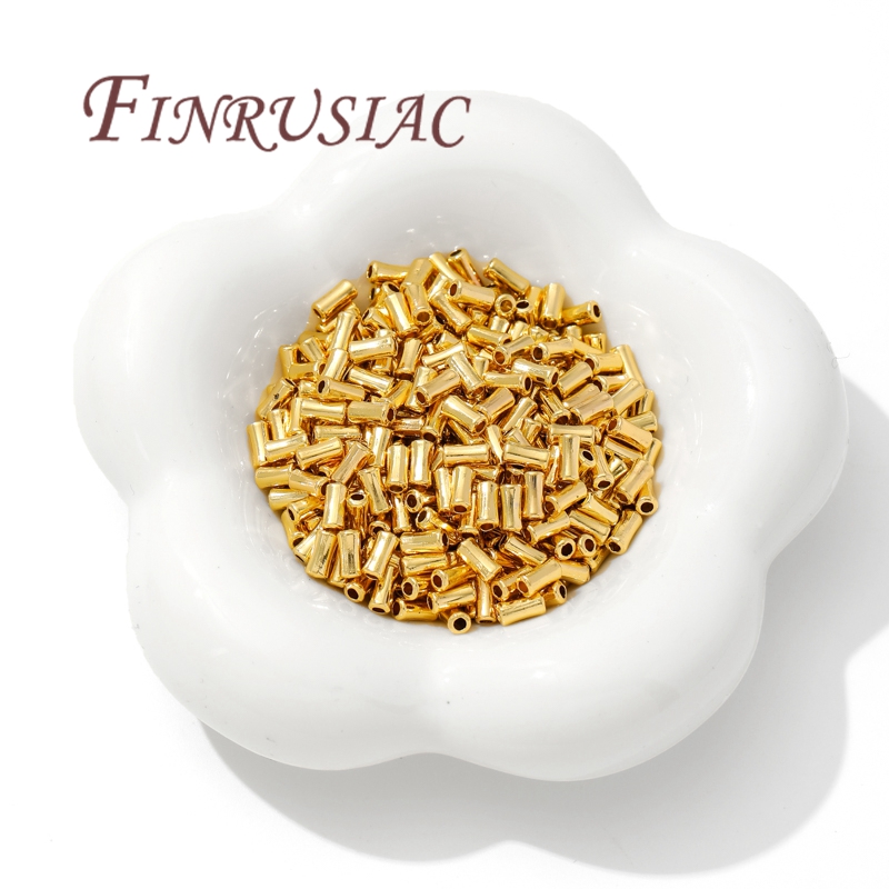 18K Gold Plated Brass Tube Bea - Jewelry Making Youtube 리뷰 및 가격