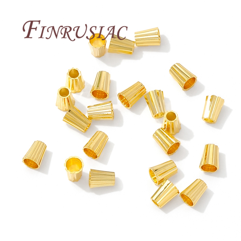 18K Gold Plated Brass Tube Bea - Jewelry Making Youtube 리뷰 및 가격