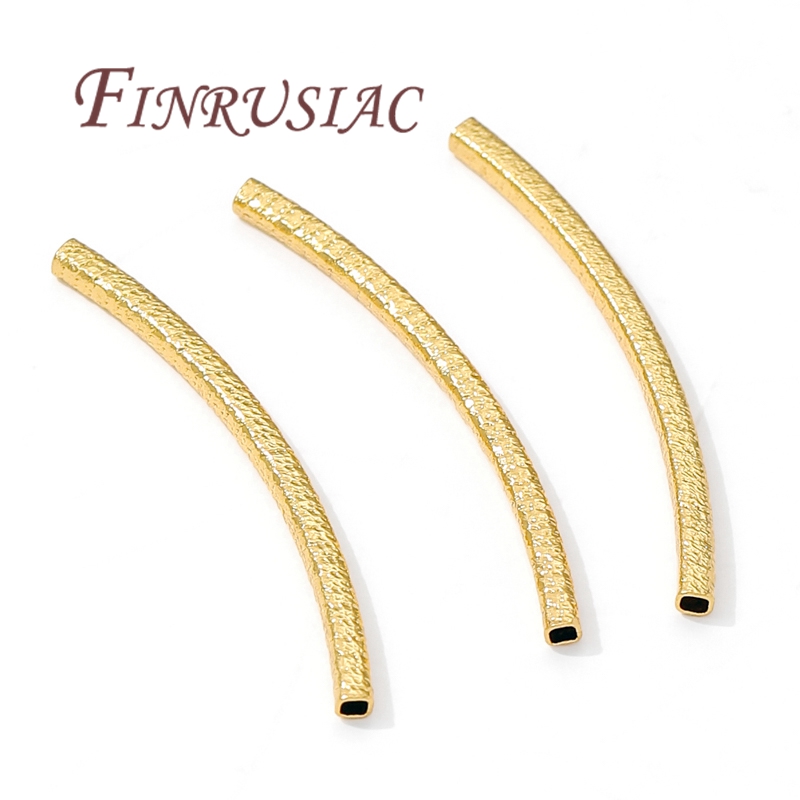 35mm*2mm 18K Gold Plated Tube  - Jewelry Making Youtube 리뷰 및 가격
