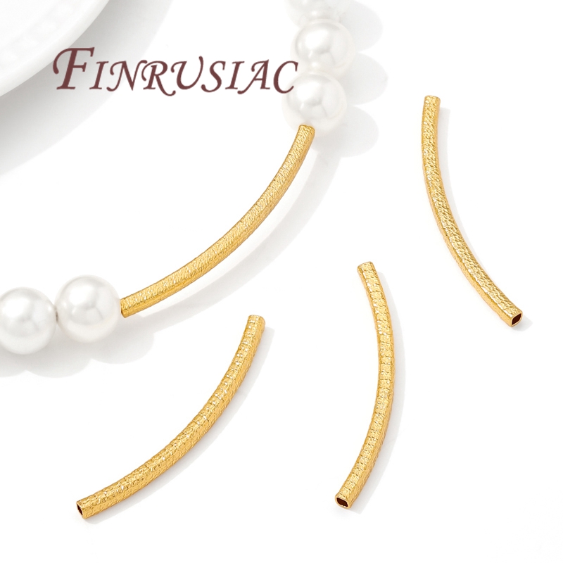 35mm*2mm 18K Gold Plated Tube  - Jewelry Making Youtube 리뷰 및 가격