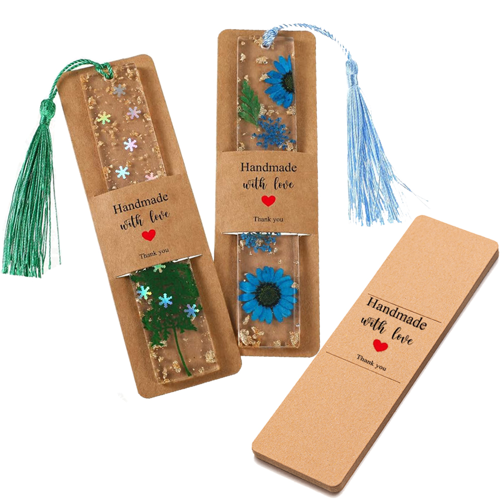 10/30/50pcs 4.5x15cm Kraft Res - Jewelry Making Journal 리뷰 및 가격