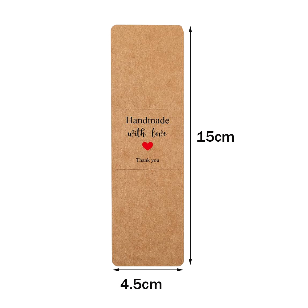 10/30/50pcs 4.5x15cm Kraft Res - Jewelry Making Journal 리뷰 및 가격